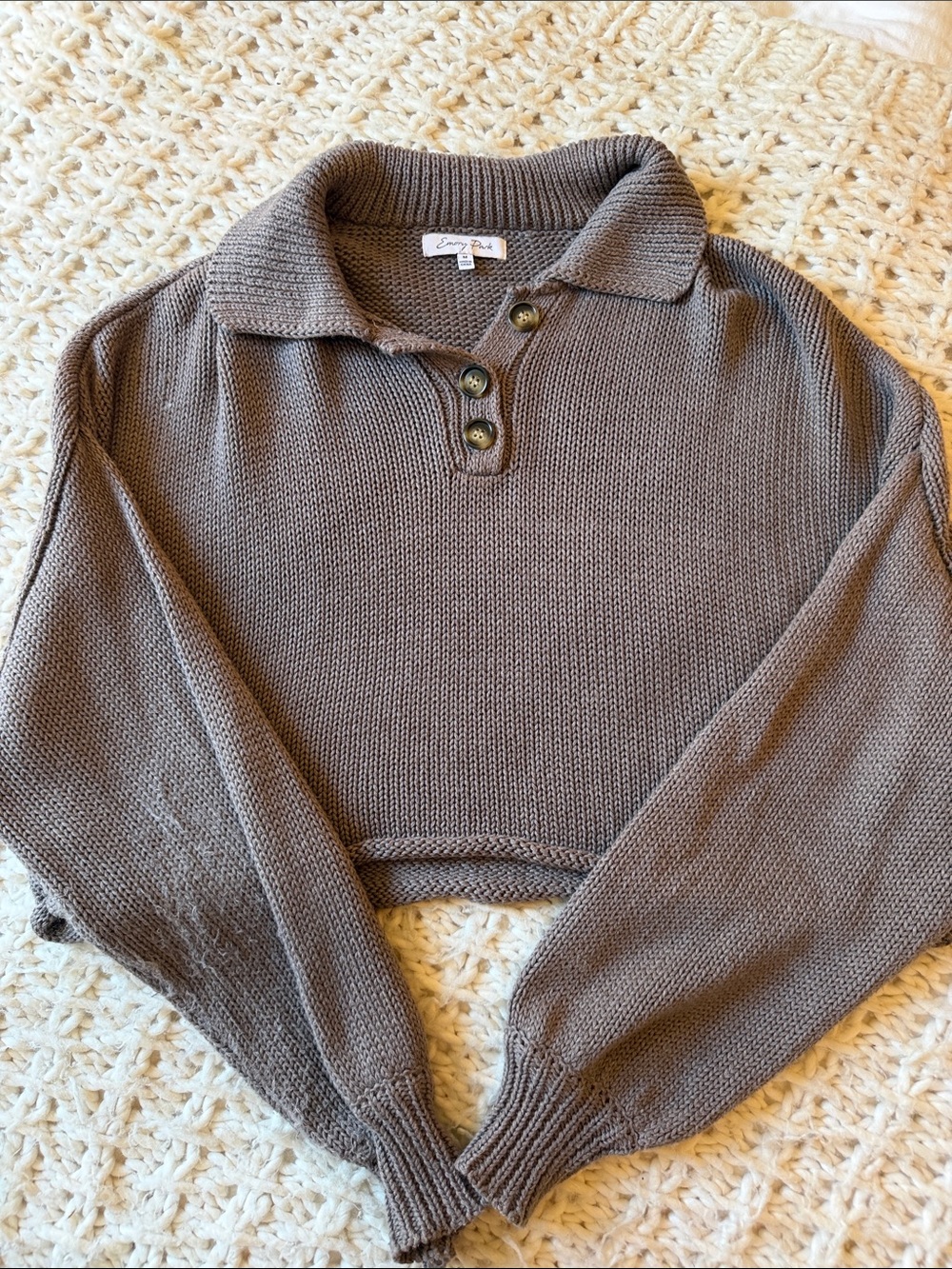 Cropped sweater